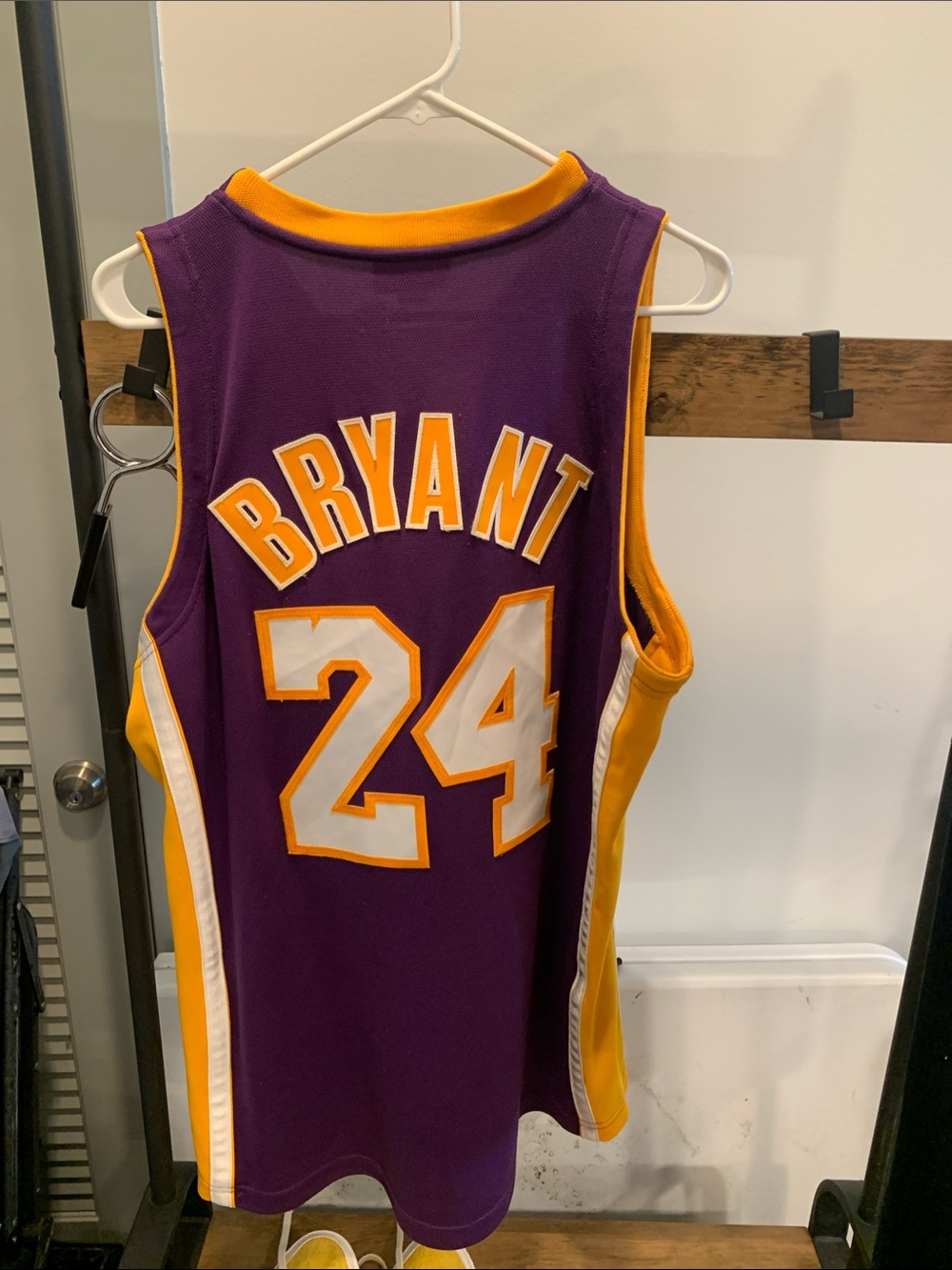 Mitchell & Ness Purple and Gold Kobe Bryant Lakers Jersey - Picture 3 of 4